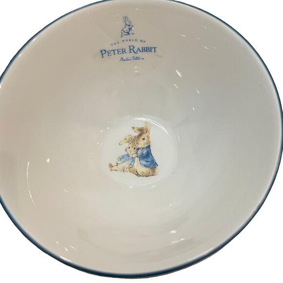 Beatrix Potter Peter Rabbit Porcelain Cereal Bowls Set of 4 Easter Spring New - Picture 7 of 10